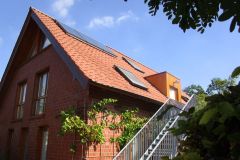 Hausansicht-Treppenaufgang